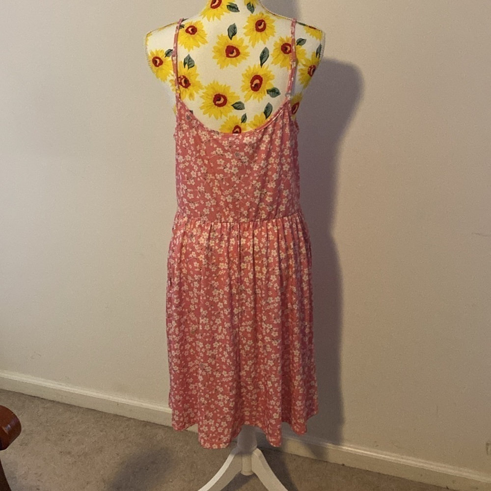 Styleworld Pink White Summer Dress XL - Picture 3 of 6